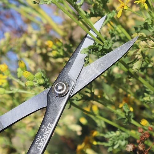 ZS04 Deluxe Scissors, 8 inches long, Horticulture & Craft Scissors with 1