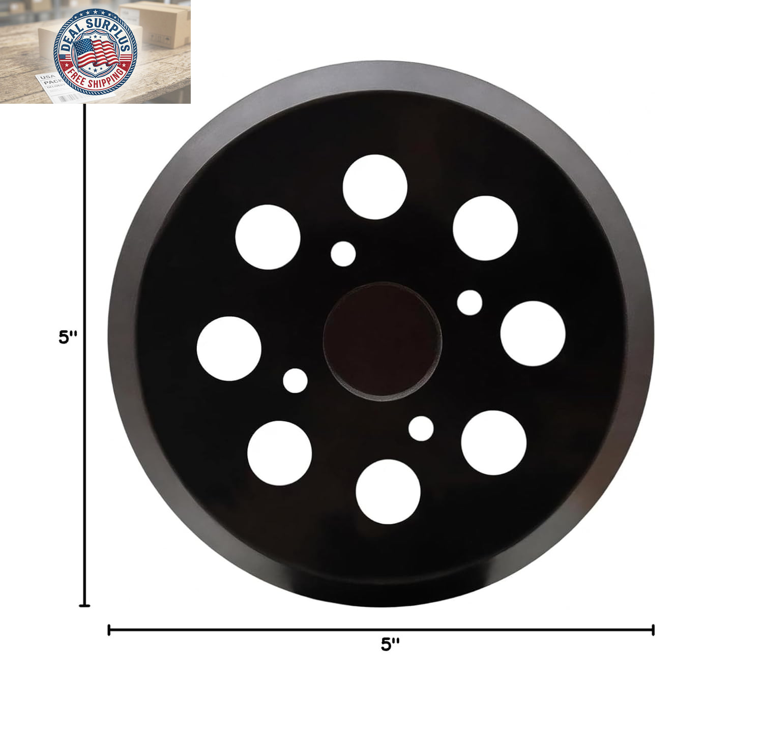 5 Inch 8 Hole Hook-And-Loop Replacemet Sanding Pad for SKIL SR211601 SR6604B SR6