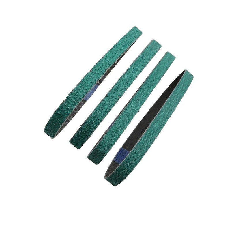 12 Pcs Z/A Abrasive Sanding Belt Mini Size 40# 60# 80# 120# for Knife Grinding