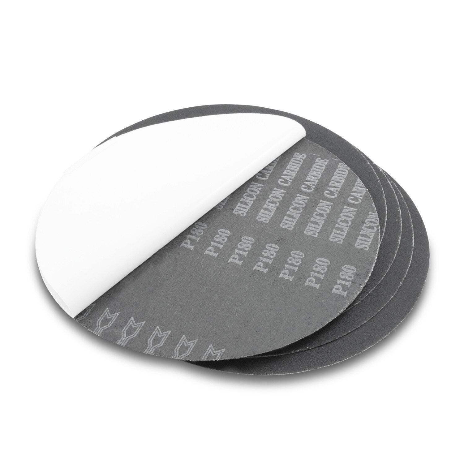 5 Inch Adhesive Back Silicon Carbide Sanding Discs, 10 Pack