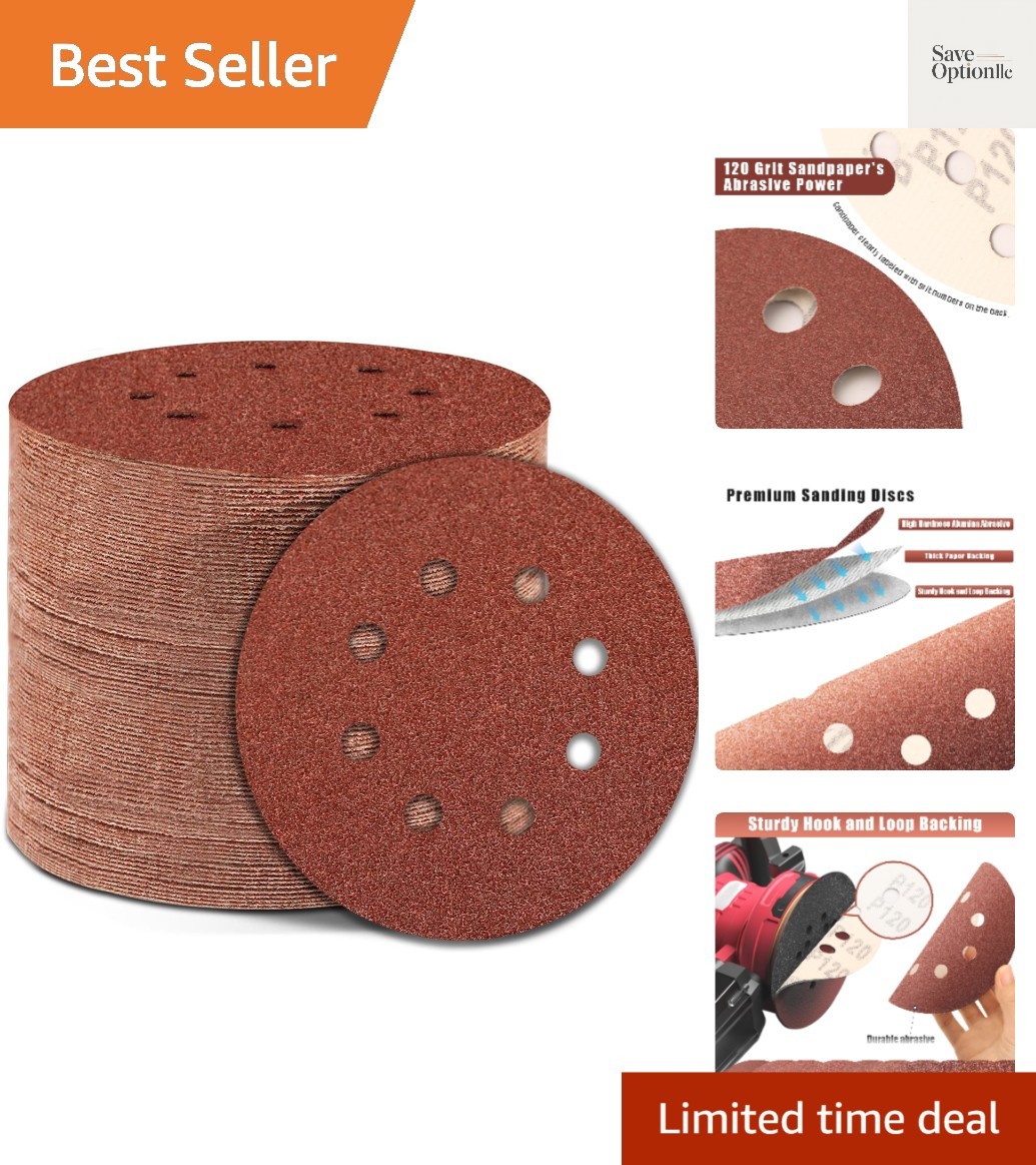 150 PCS 5 Inch Sanding Discs 60-600 Grit Hook and Loop Sandpaper | For Random…