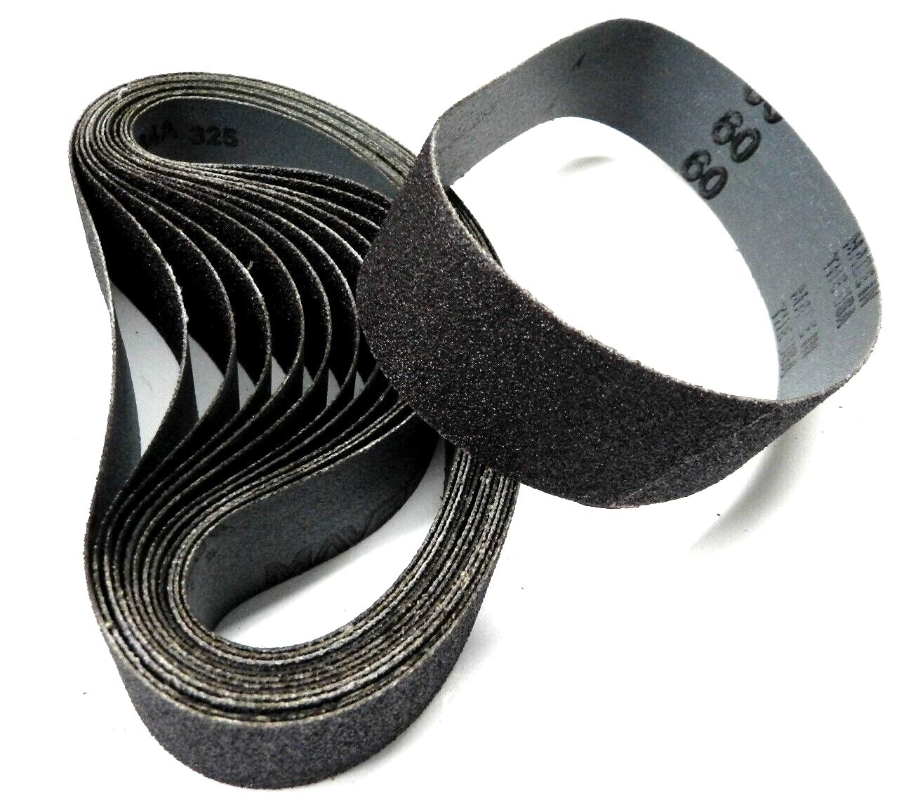 6″ Abrasive Sanding Belt for Expanding Drum Sander Aluminum Oxide 60 Black