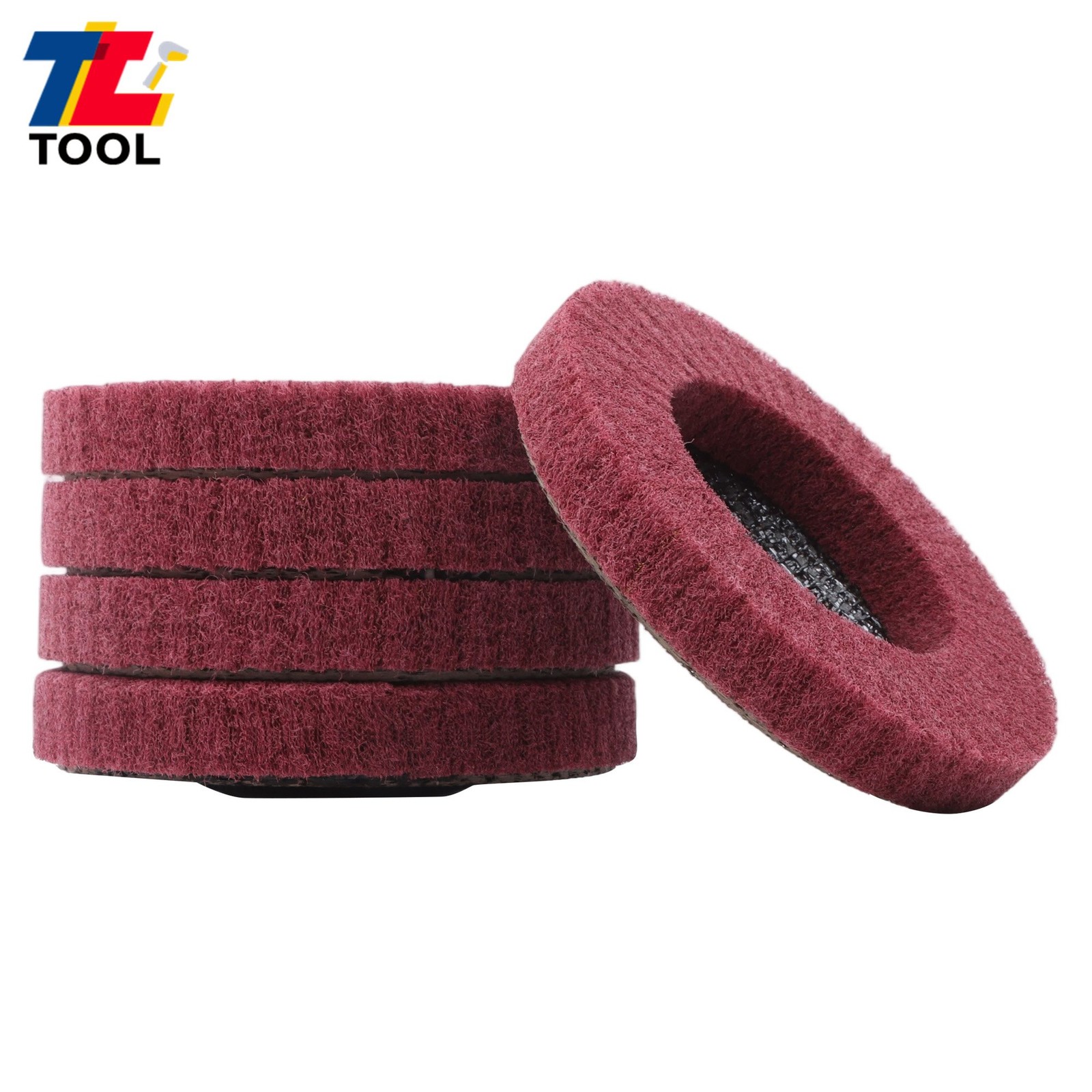 4-1/2″ x 7/8″ 180 & 320 Grit Scour Flap Discs for Angle Grinder Pack of 10