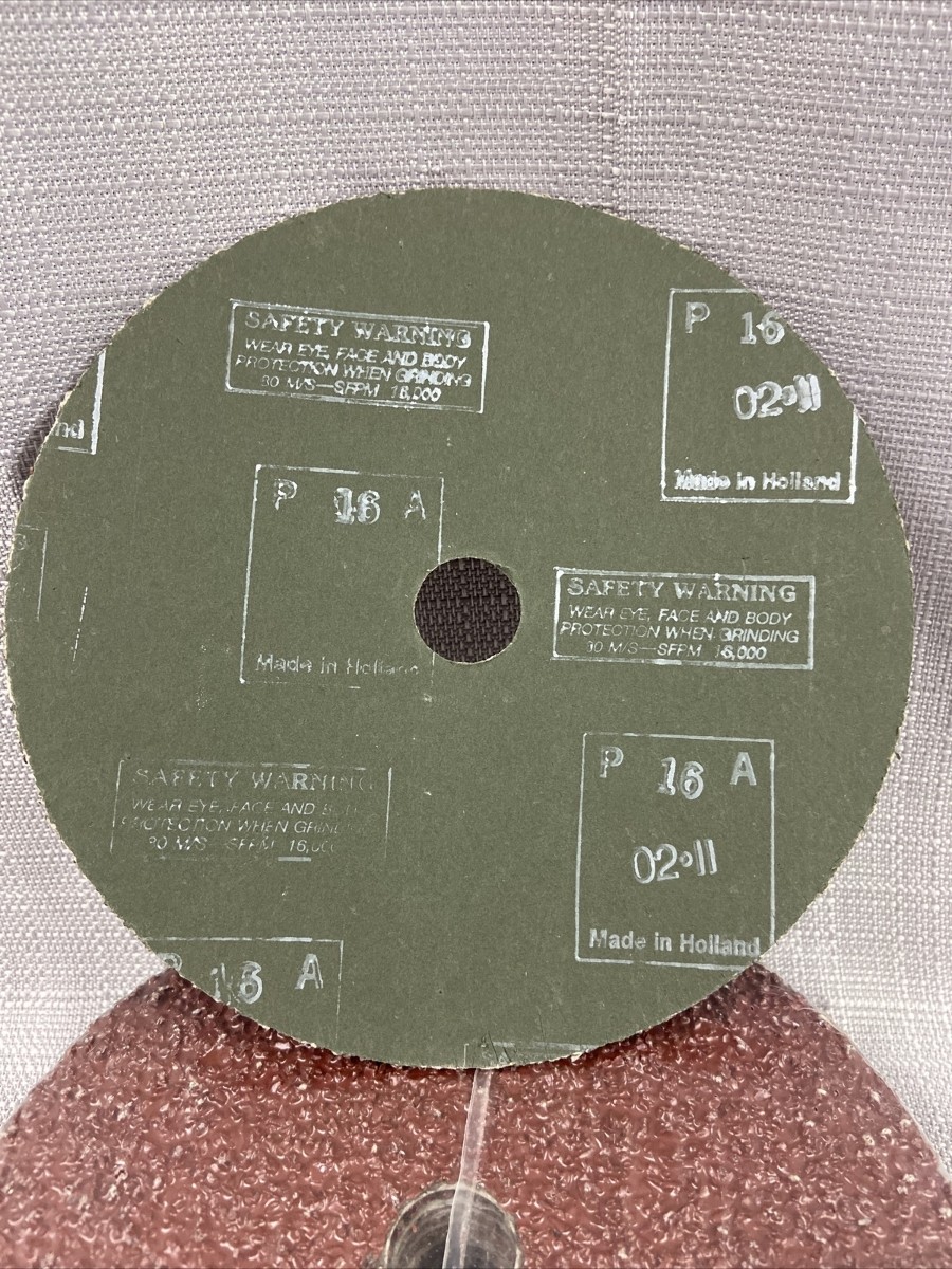 25 Discs 7″ x 7/8″ Fiber Resin Sanding Disc Aluminum Oxide A 16 Grit 58-174