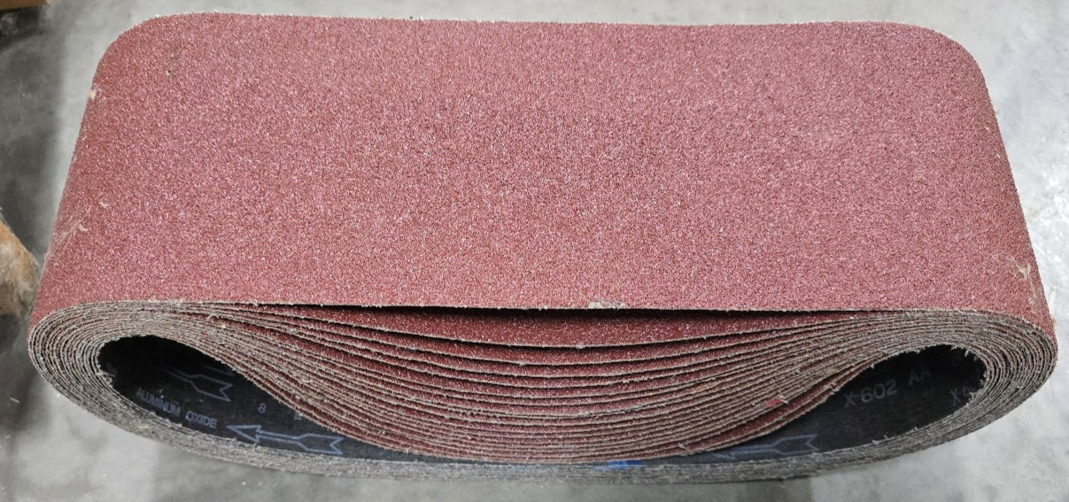 19pc Sanding Belt 6x48in 36 Grit Aluminum Oxide