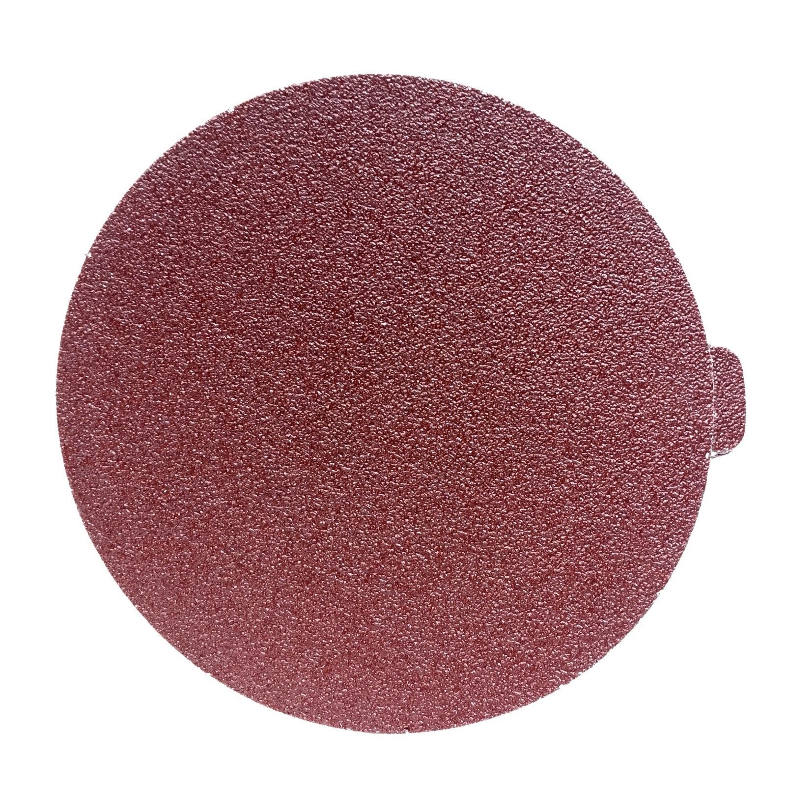 8 Inch Heavy Duty Adhesive Sticky Back Tabbed Sanding Discs (25 Pack, 36 Grit)