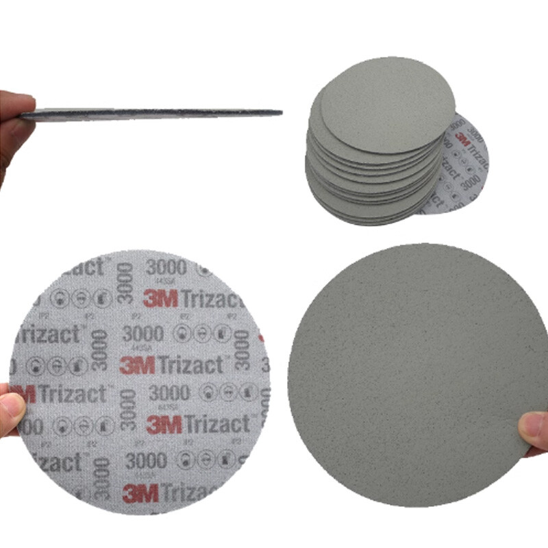 6″ Flocking Sponge Sandpaper 02085 30662 3M Trizact Foam Disc 3000# 5000# Grit