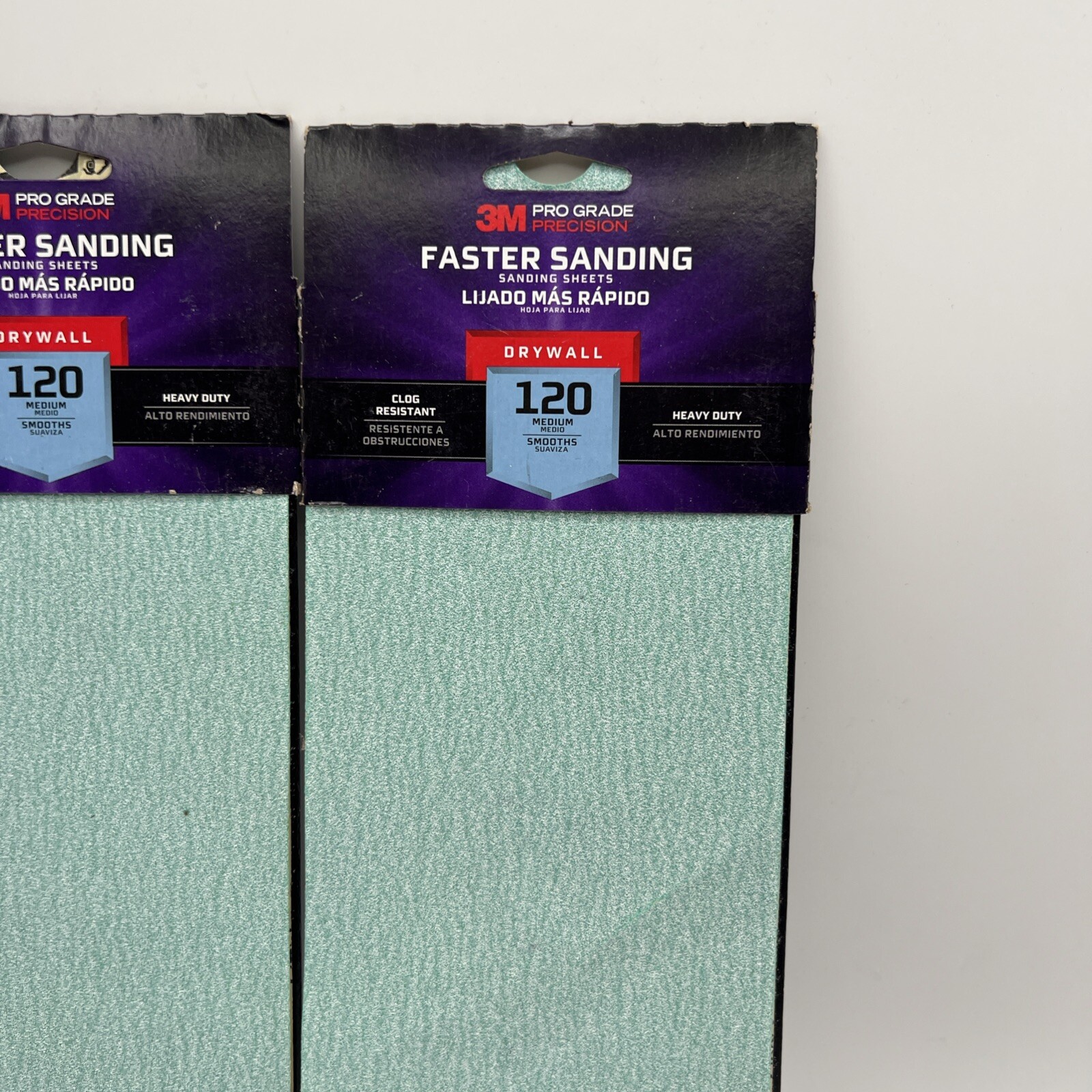 3M Pro Grade Faster Sanding Sheets 120 Medium Heavy Duty 2 Pack