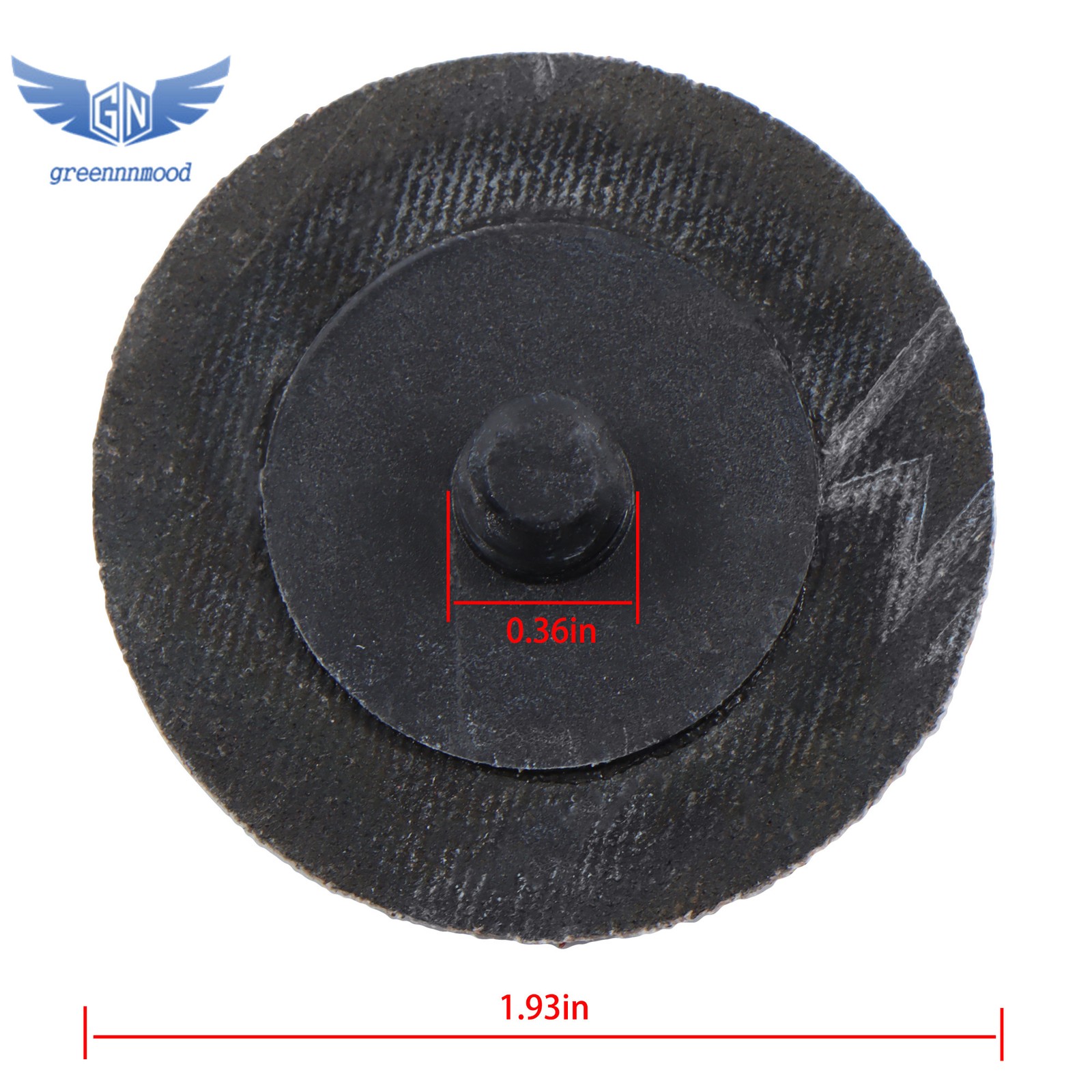 150 Pieces 2 Inch Sanding Discs 36 Grit Roll Lock Die Grinder Sanding Disc