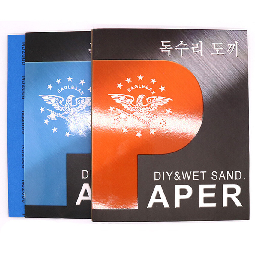 9” x 11” 80-10000 Grit Wet Dry Sandpaper Sanding Paper Sheets Auto Metal Wood