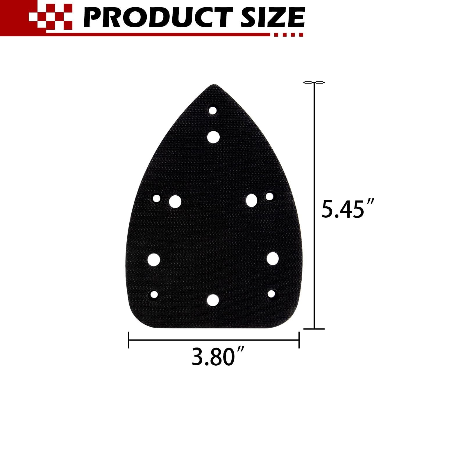 039065005001 4 Pack Replacement Sanding Pad for Ryobi Corner Cat Sander,…