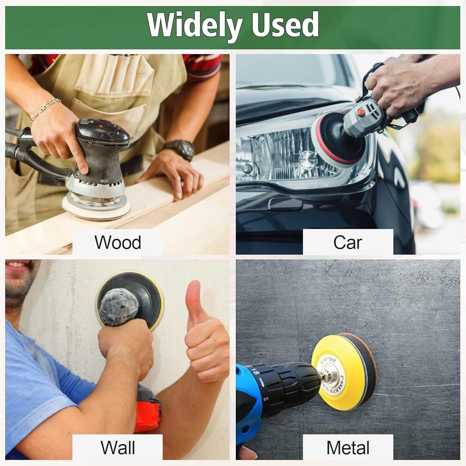 Wet Dry Sanding Discs 50 PCS 5 inch Sandpaper Set 100, 240, 320, 5 inches