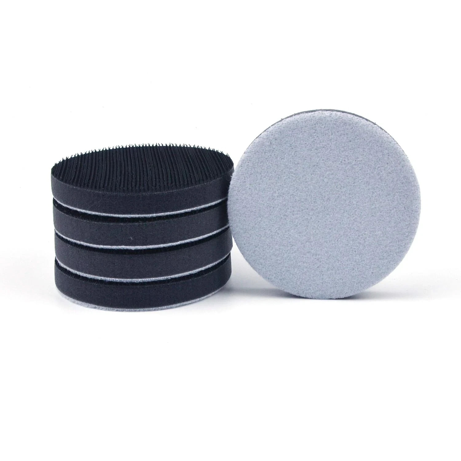5 Pack 3 Inch (75Mm) Foam Interface Pad, Hook and Loop Soft Foam Buffing Pad, So