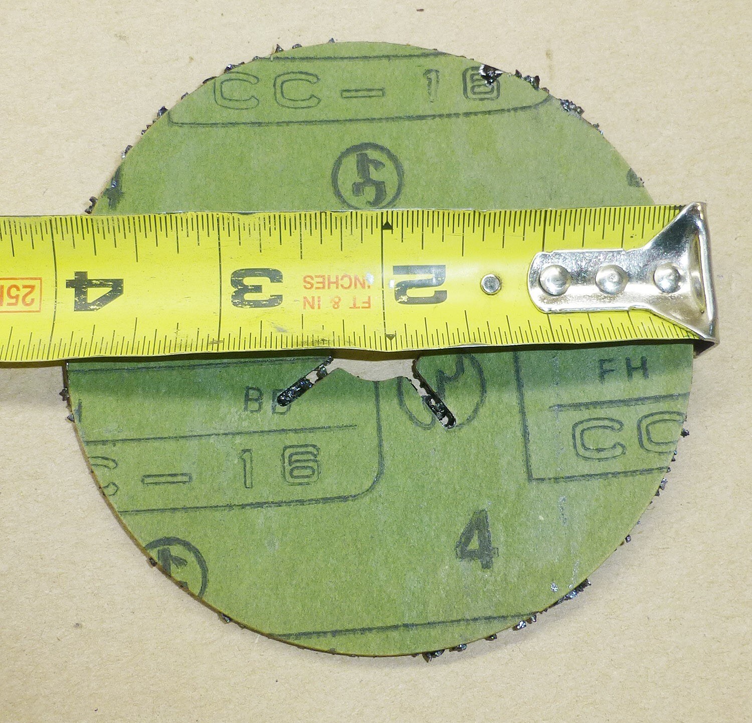10PCS 100mm (4 inch) 16 grit Sanding Grinding Disc extra course