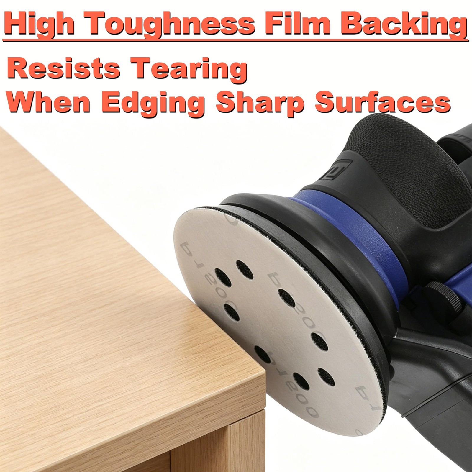 6 Inch Film Sanding Discs: 320 400 600 800 1000 1500 2000 Grit 6 inches