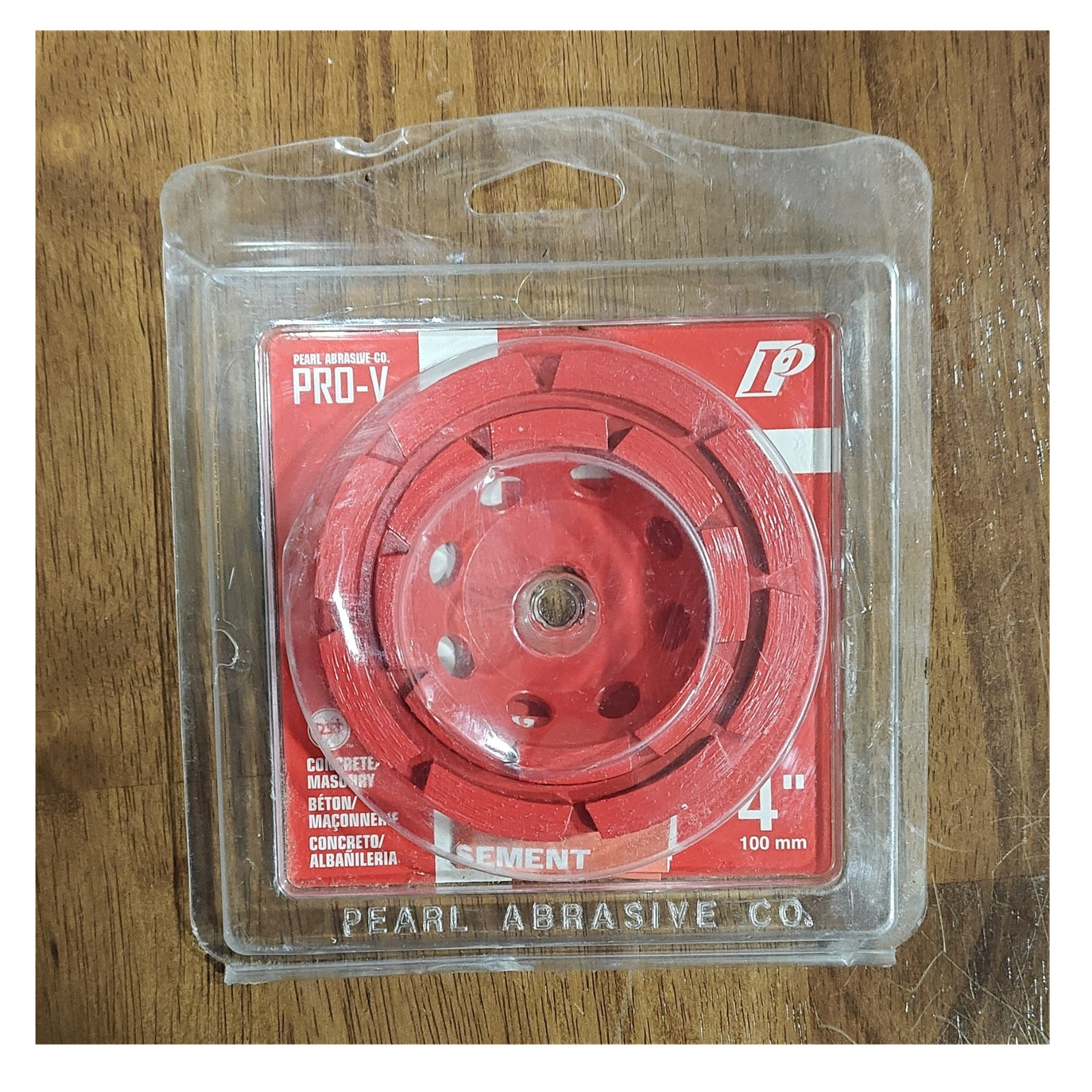 4in TURBO Diamond Cup Grinding Wheel Single Row 5/8-11 PV04CH.P.A Co.PRO-V