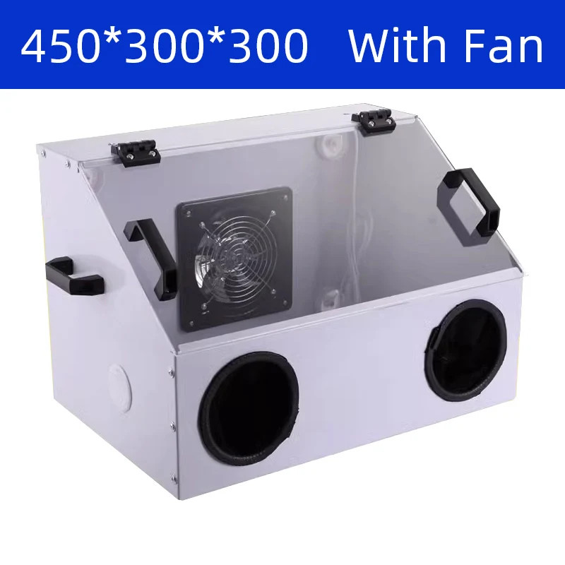 Compact Water Curtain Spray Booth with Negative Pressure Exhaust Fan ForHome Use