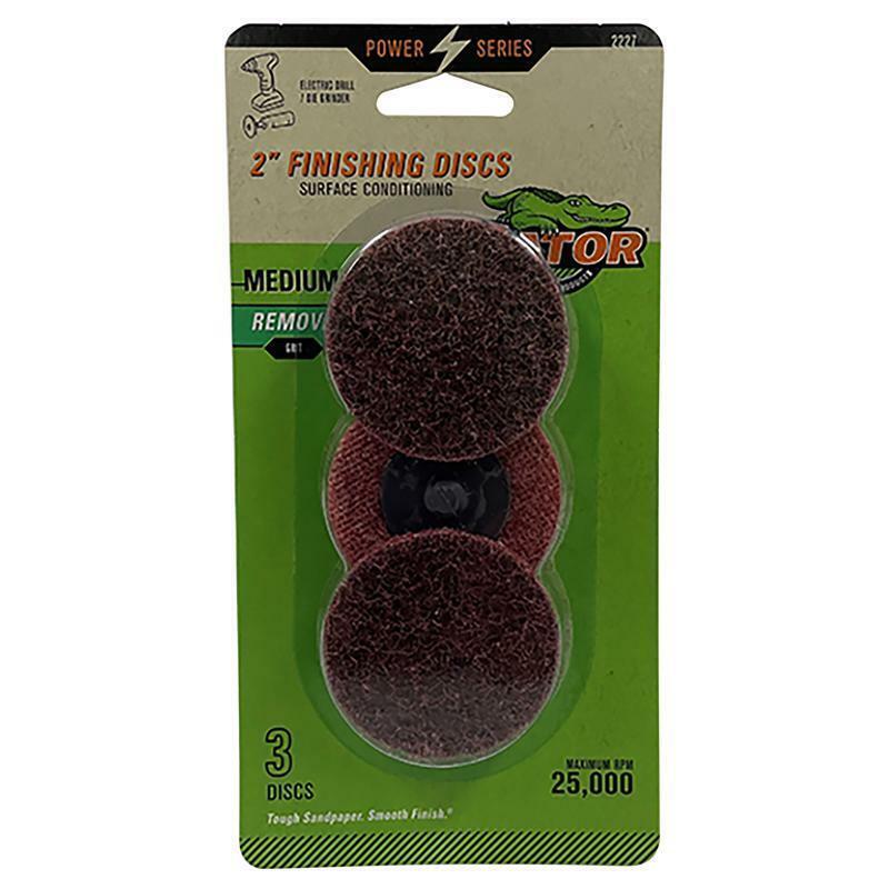 Gator Power Series 2″ Zirconia Twist and Lock Surface Conditioning Disc 80 Grit