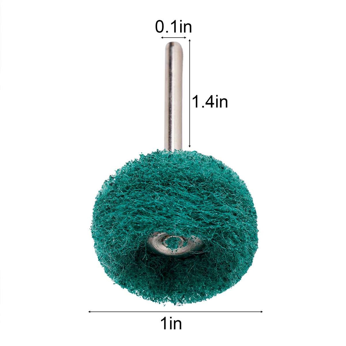 6X Metal Polishing Buffing Wheel Burr Kit Rotary Tool Accessories Set For Dremel