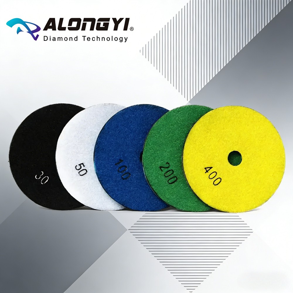 5″ 5PCS Concrete125mm Floor Grinding Disc Sintered Metal Bond Wet Dry Use