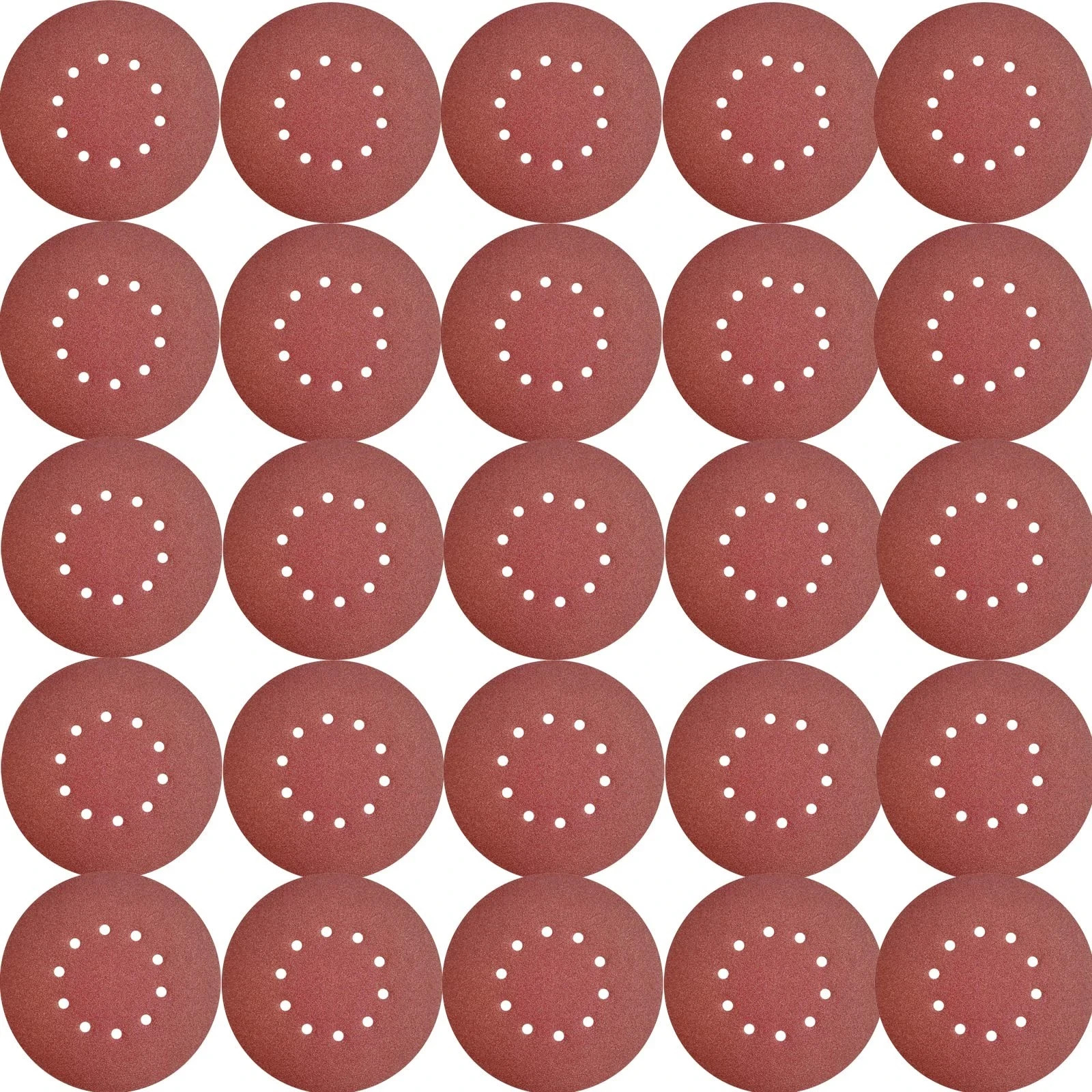 9-Inch 10 Hole 120 Grit Drywall Sandpaper 50 Pack for Sander and Finishing