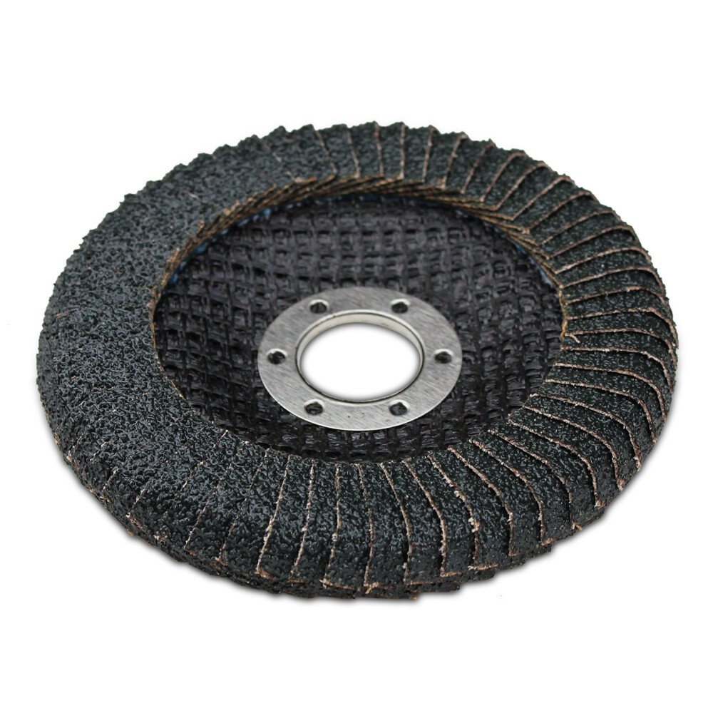 5 Pack – 4.5″ x 7/8″ Zirconia Curved Edge Flap Discs for Fillet Weld and Corners