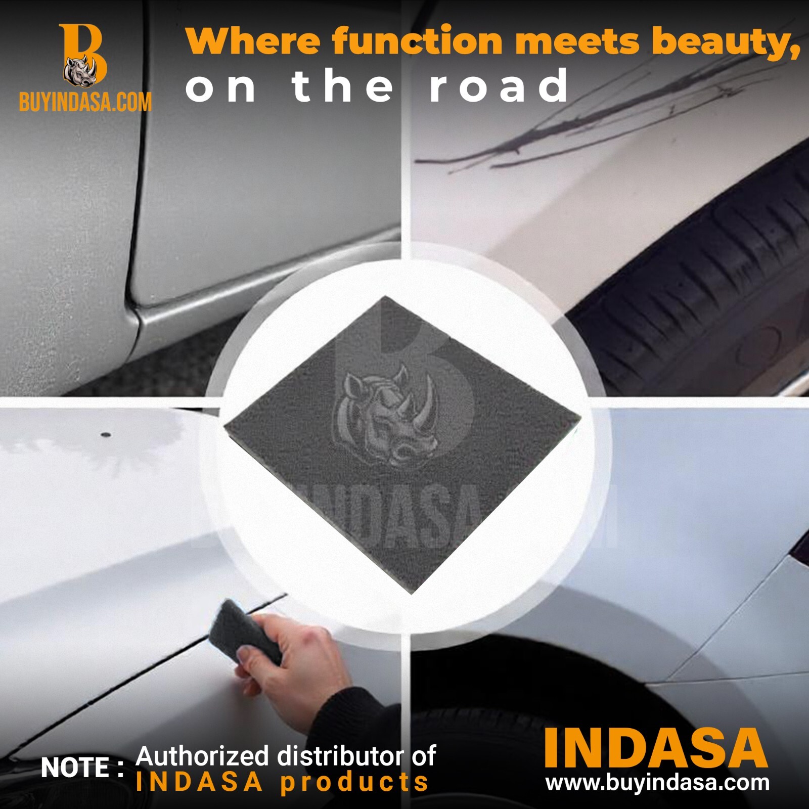 Indasa 50 PCS 9×11” Rhynowet Wet & Dry Sandpaper Sheets, 80-2500 Grit Range
