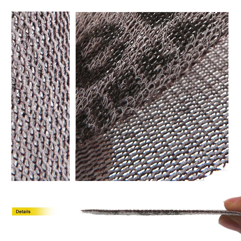 100mm 4 Inch Sanding Disc Mesh Dry Abrasive Sandpaper Dust-Free Grid 80-240 Grit