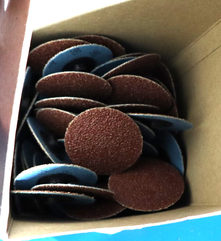 100 Superior Abrasives Shur-Kut Quick Change Disc 2″ Type S 36AO RPM 25,000