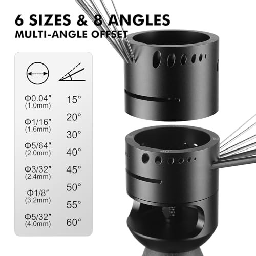 Dual-Head Tungsten Sharpener Grinder – 8 Angles & 6 Sizes for TIG Welding,