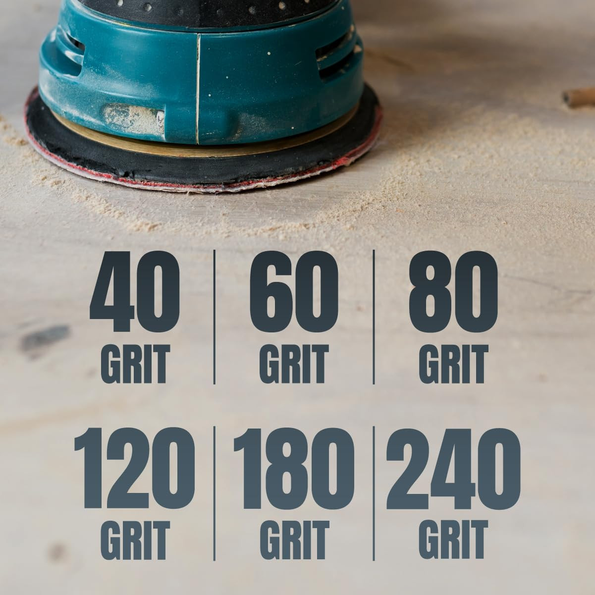 30Pk 9in PSA Sanding Discs 60-240 Grit Self Adhesive Orbital DA Sander