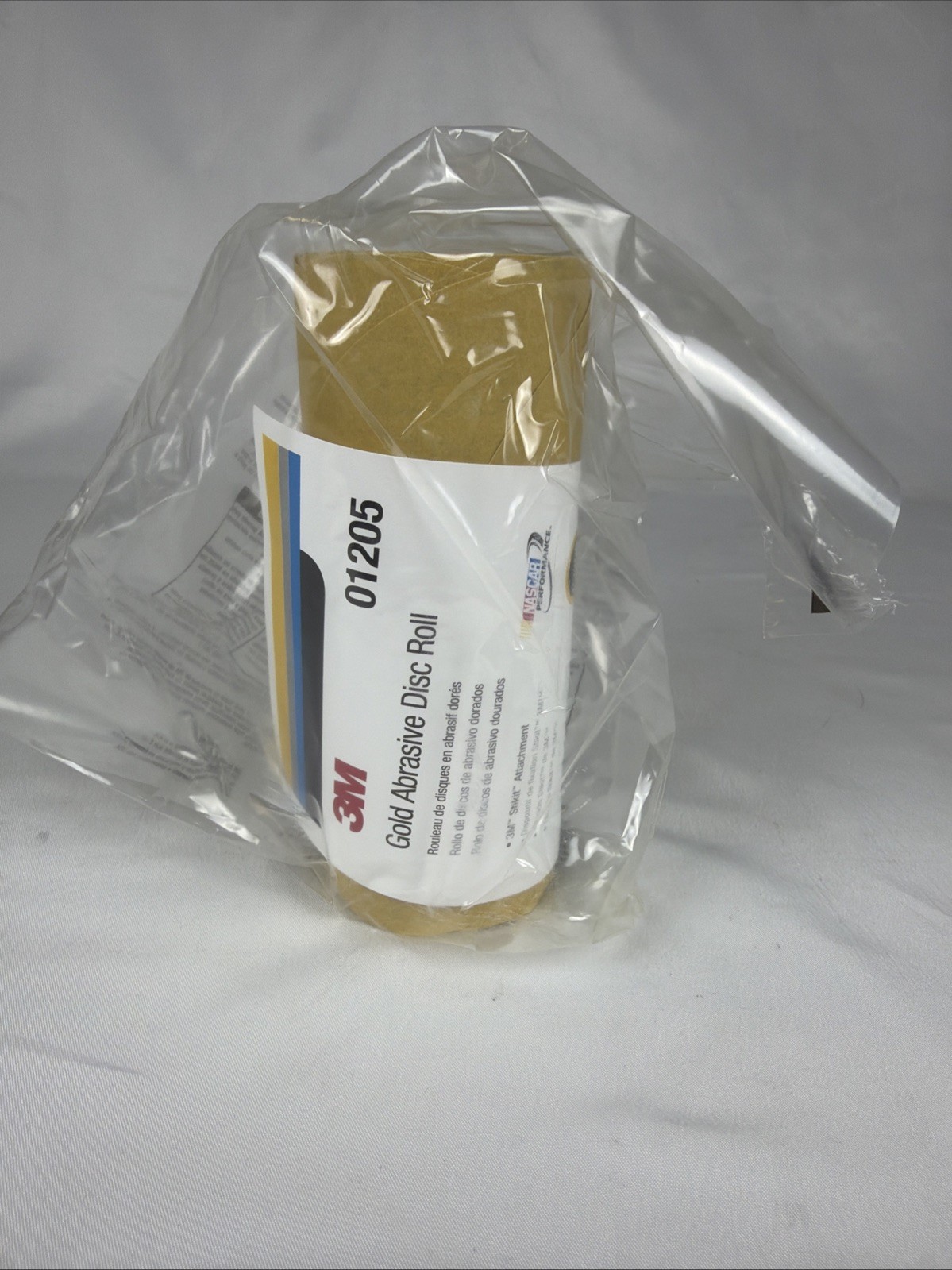 3M STIKIT GOLD PAPER DISC ROLL 216U P320 A-WEIGHT 6 INCH X NH ( 175 DISC ROLL)