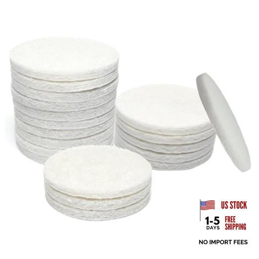 20 PCS 4 Inch 2000 Grit Hoop and Loop Scrubber Scouring Pads 2000 Grit-White