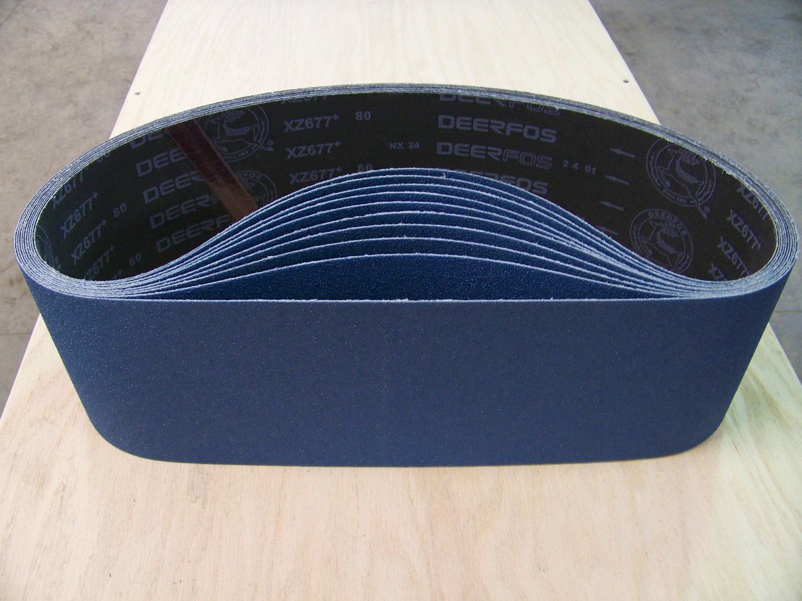 PREMIUM ZIRCONIA, X-WEIGHT SANDING BELTS 6″ X 48″, 5 – PACK, 100-GRIT