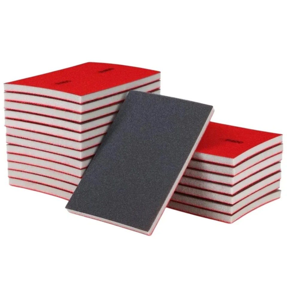 Grit Sanding Sponge Set, Sanding Sponges Pads, Soft Foam Dry Wet Sandpaper Block