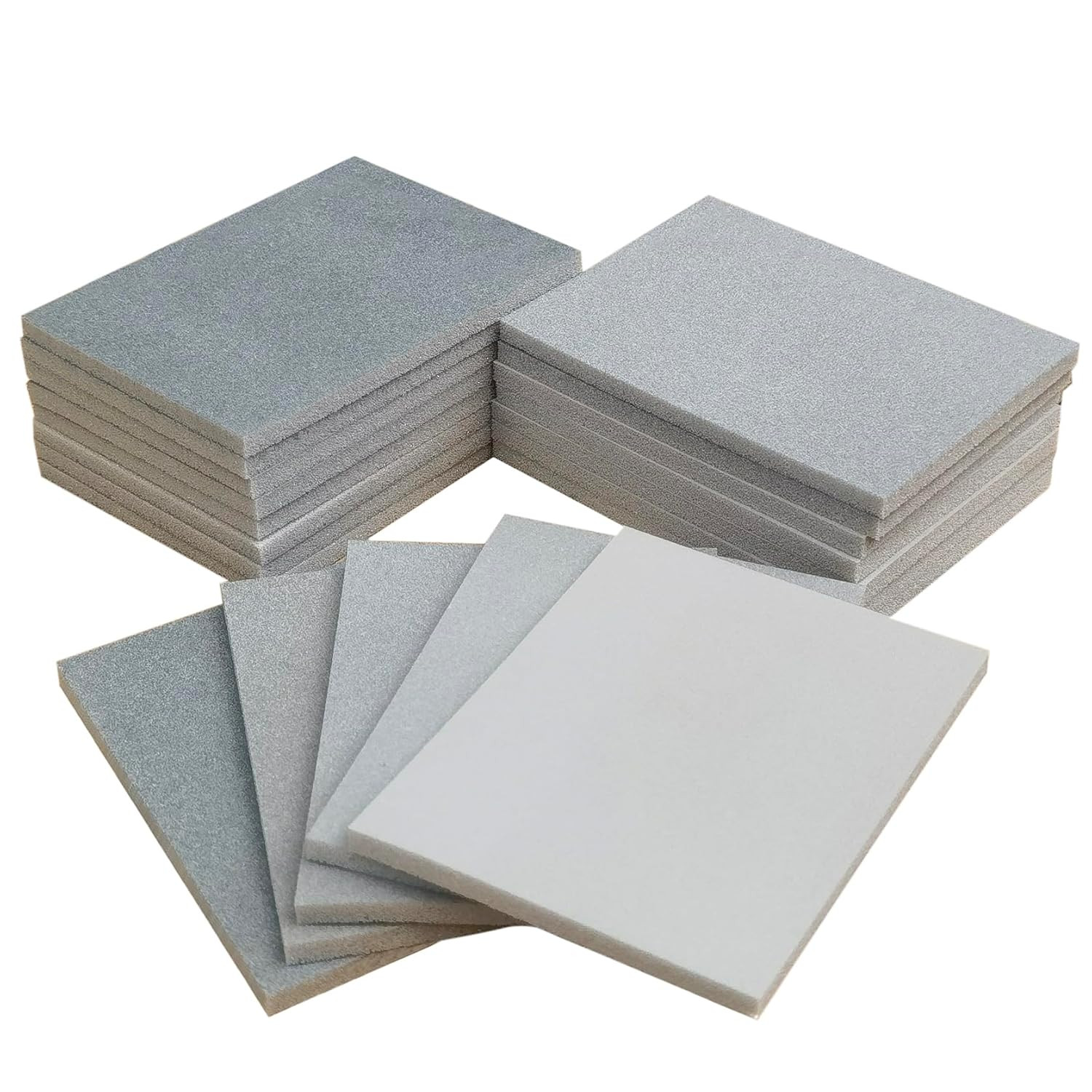 20 Pcs 3 x 4 Inch 400-3000 Grit Sanding Sponge Set, Ultra Fine Sanding Sponges P