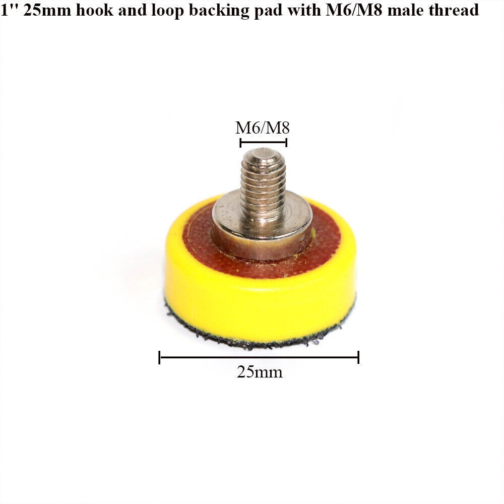 1” 25mm Hook & Loop Backing Backed Pads Plate for Sanding Polishing Sander Disc
