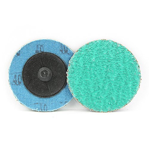 25 Pcs 3inch Green Zirconia+Grind Aid Quick Change Sanding Disc For Die Grinder