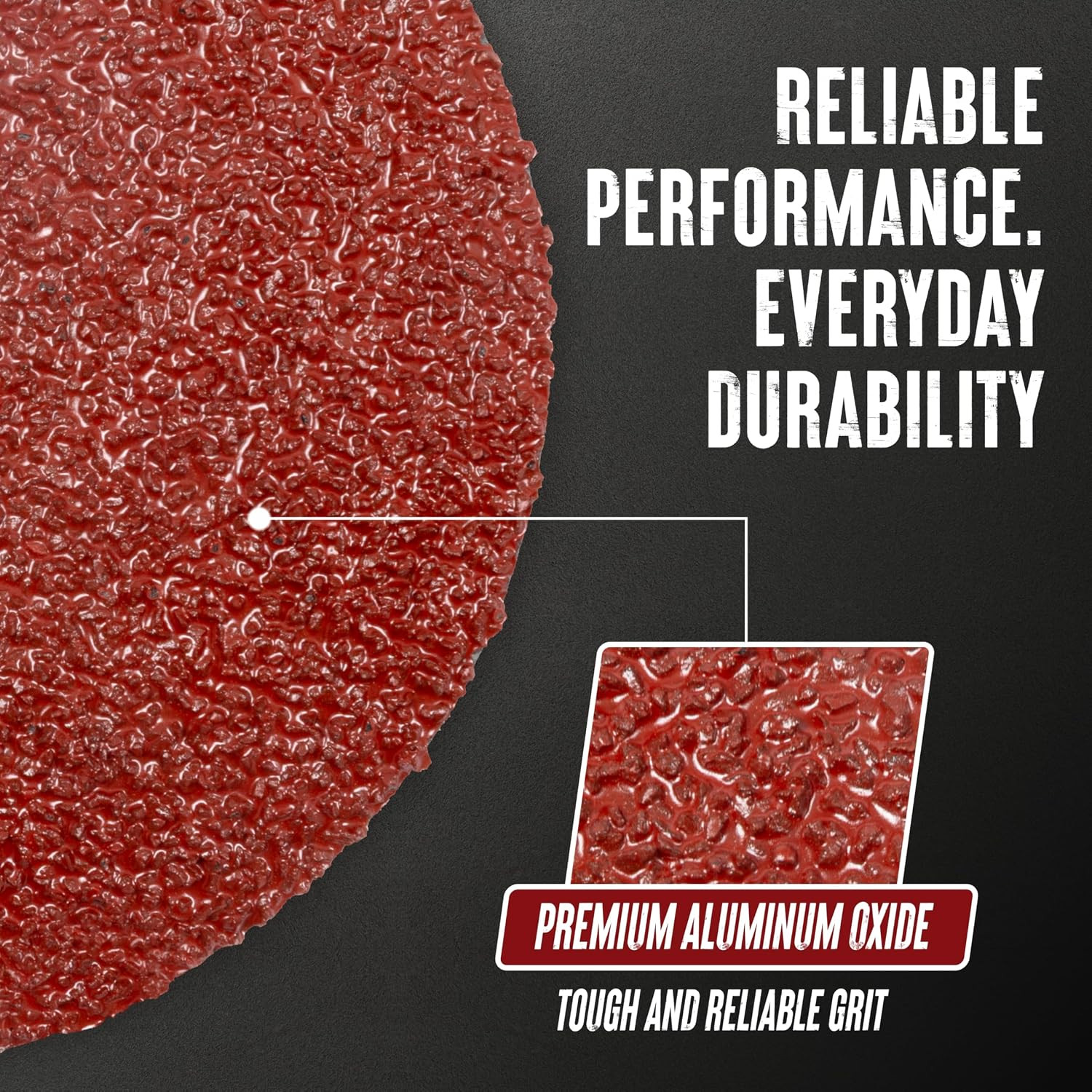 Aluminum Oxide Resin Fiber Sanding and Grinding Discs, 4.5” X 7/8”, 80 Grit