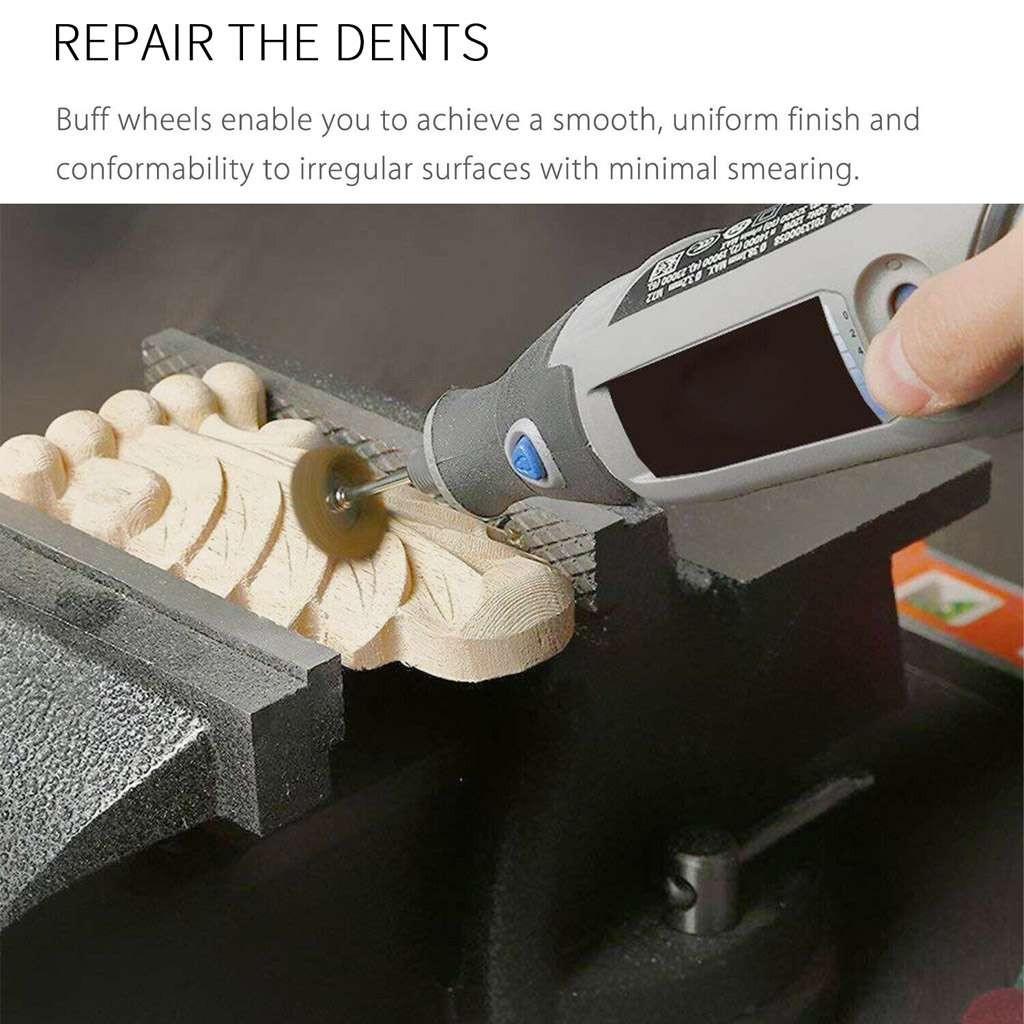 lots Abrasive Metal Polishing Wheel Buffing Rotary Tool Set Burr Kit for Dremel