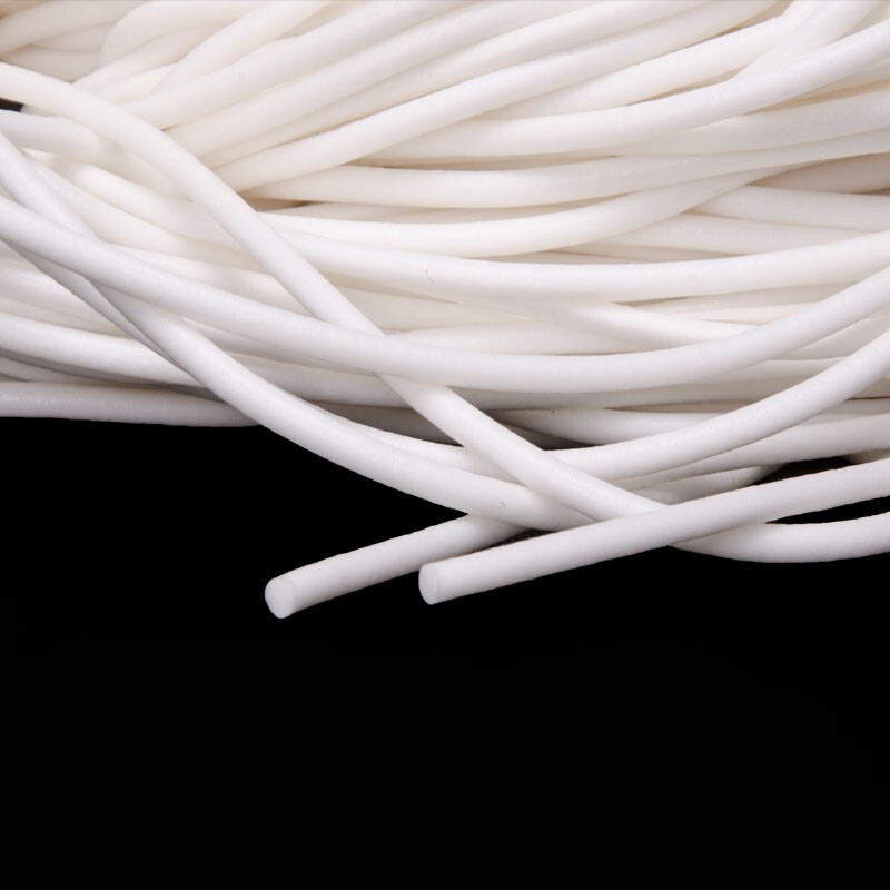 Silicone Rubber Cord O Ring Cord White Seal Foamed Sponge Dia 1mm 2mm 3mm – 20mm