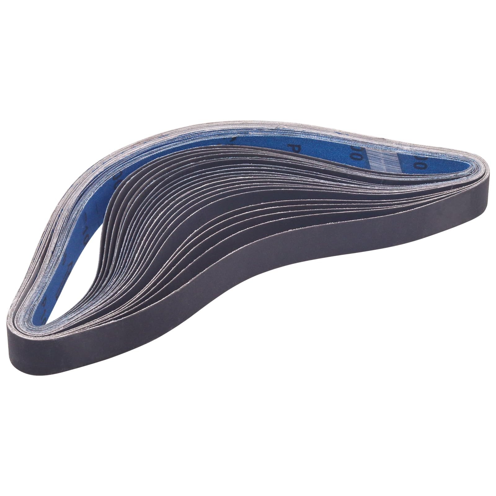 20 Pack 1 x 30 Inch Sanding Belts, 1×30 Silicon Carbide Belt inch, Black