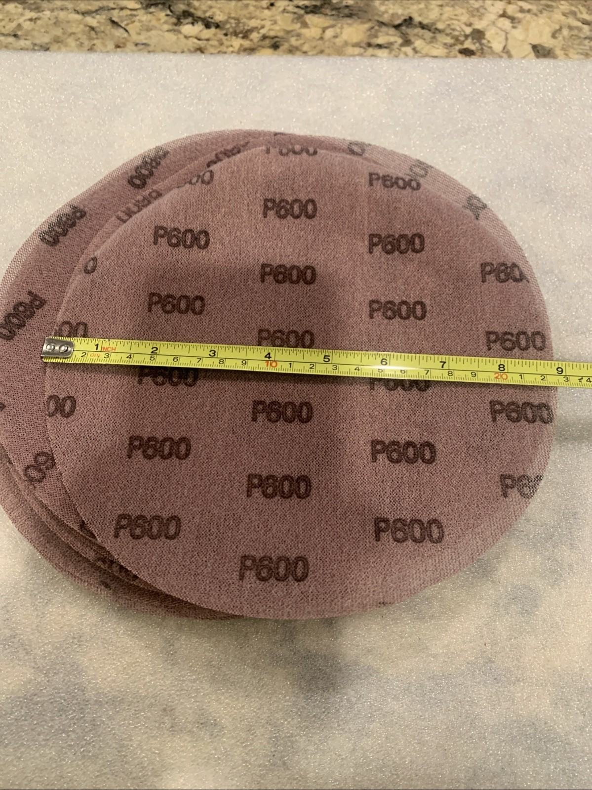 15 pcs 600 Grit Mesh Sanding Discs 9 Inch Hook and Loop Sanding Net