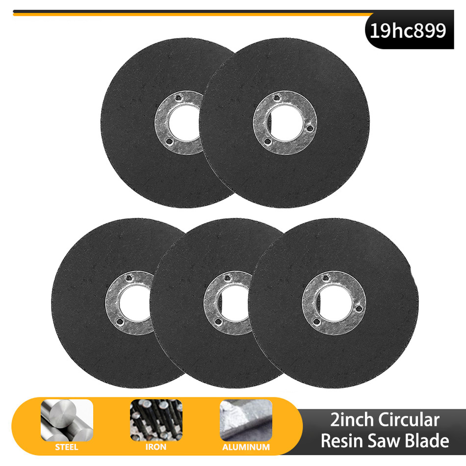 2in-Circular Resin Saw Blade Mini Metal Cutting Disc Wheel for Rotary Tools 5Pcs