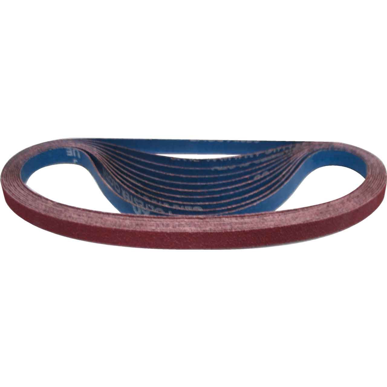 Norton 78072718707 1/2×24” SG R981 Coated CA Cloth File Belts 50 Grit 50 pk