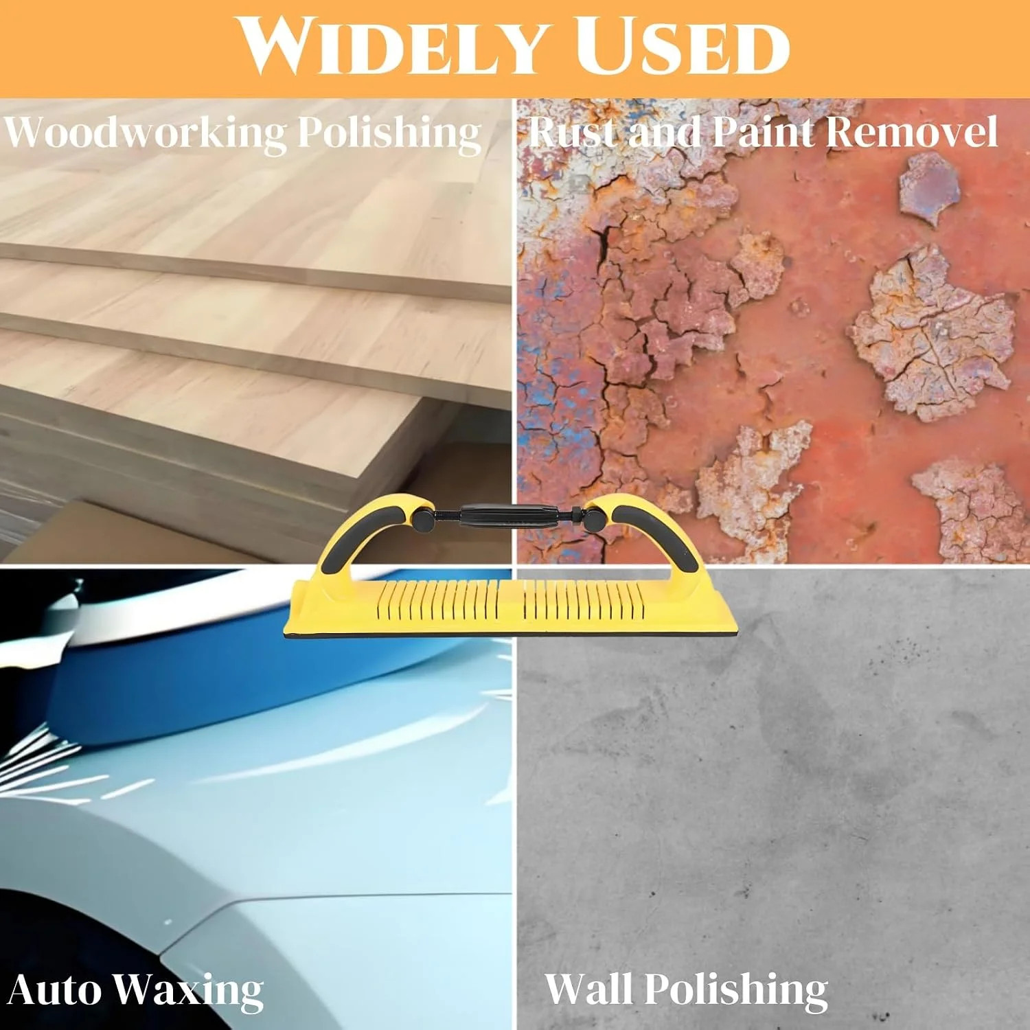 Adjustable Radius Flex Sanding Block for Automotive Woodworking