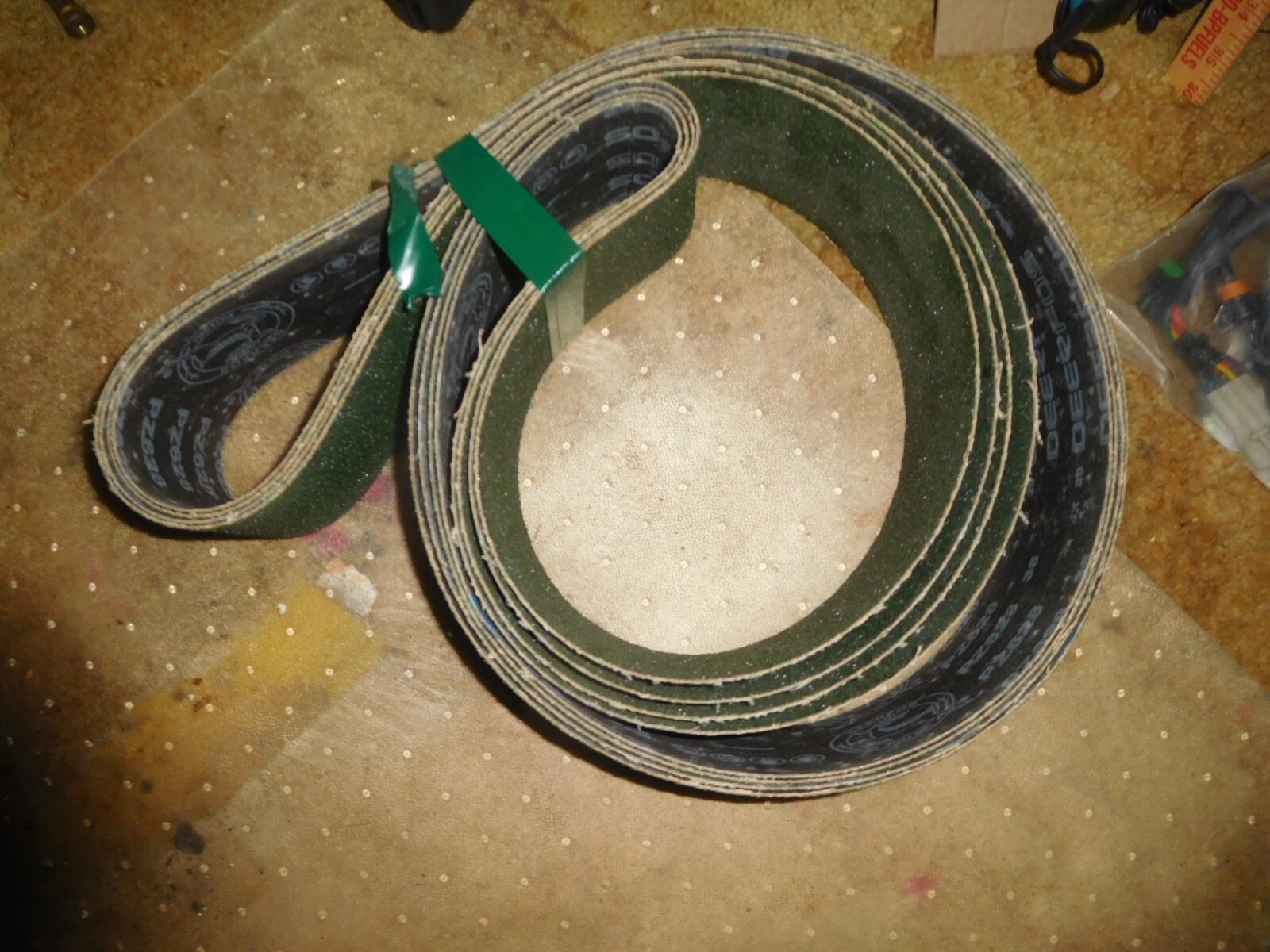 36 Grit) Sanding Belts 4 X 90 Cloth Aluminum Oxide Sander Belts 4 Pack