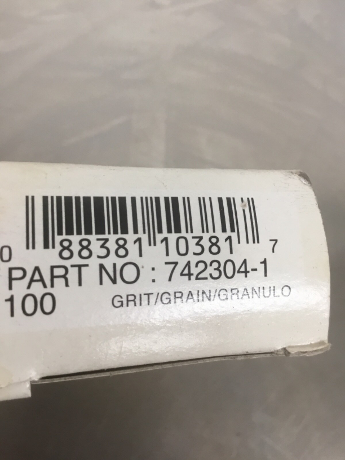 Box of 10-MAKITA Abrasive Sanding Belt 1 1/8″ x 21″ 742304-1, 100 Grit