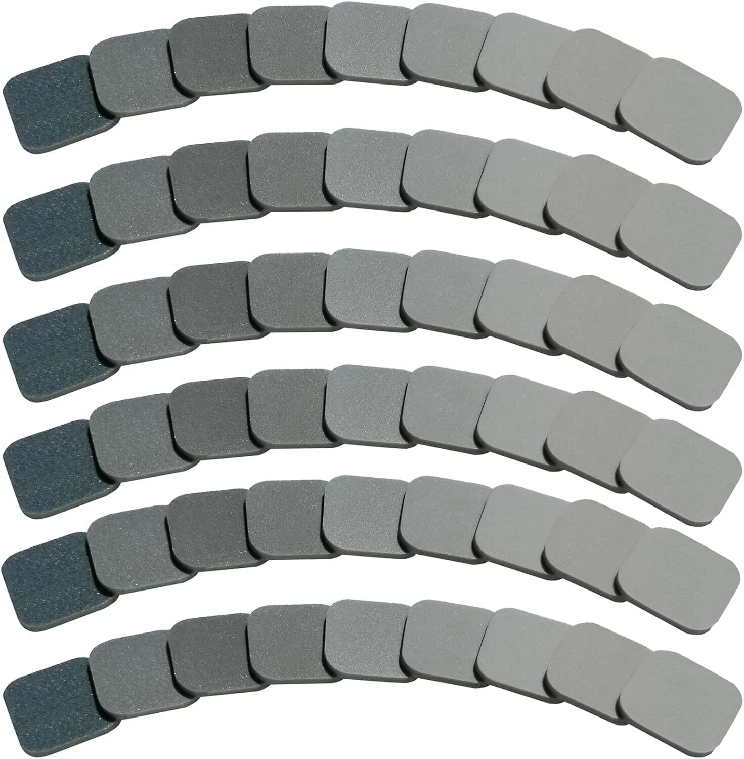 54 PCS 2 x 2 Soft Touch Sanding Pads, Mesh Polishing Pads Hand…