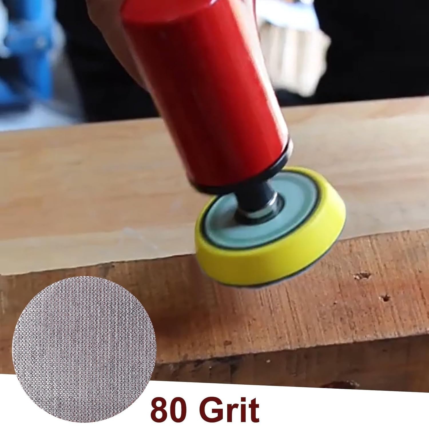 3-Inch 80 Grit Mesh Abrasive Dust Free Sanding Discs, Virtually Dust-Free, Bo…